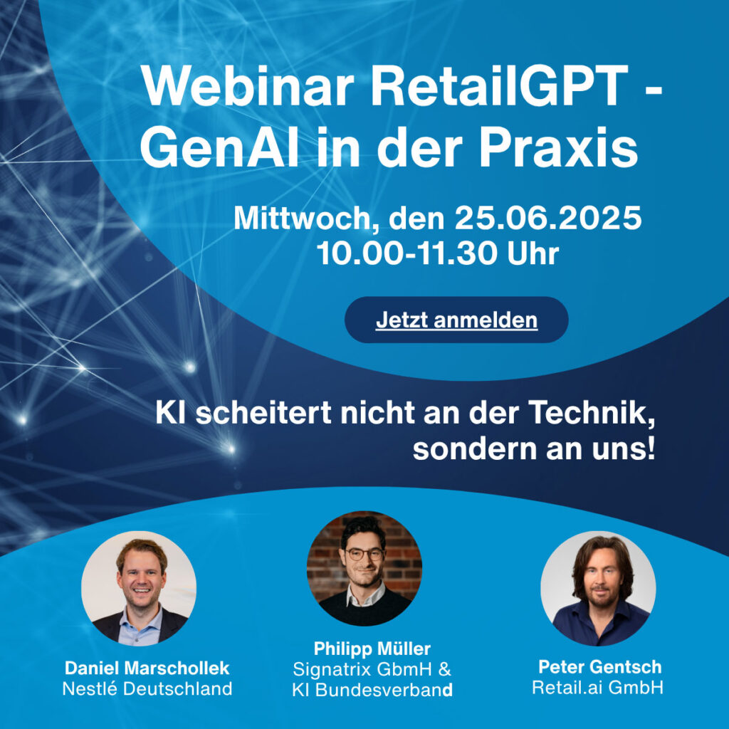 Webinar RetailGPT - GenAI in der Praxis